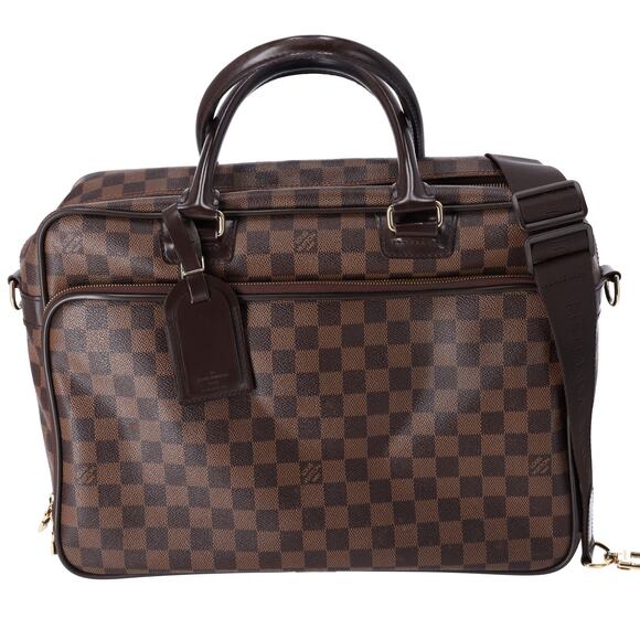 Louis Vuitton Icare Briefcase Handbag N23252 Ebene Damier Canvas - Picture 1 of 8